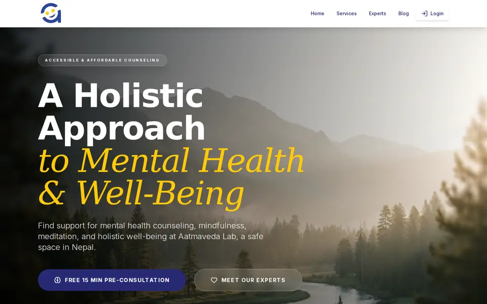 Homepage of aatmavedalab.com